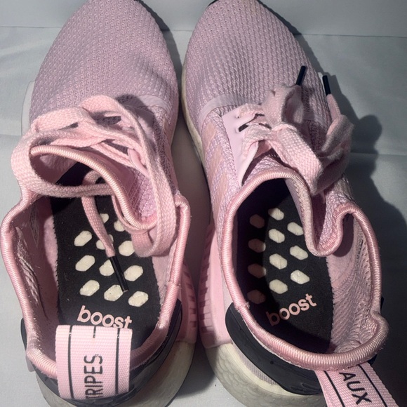 Adidas Light Pink and Navy Sneakers - Picture 4 of 6